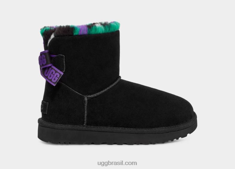 preto 4VTTD860 UGG mulheres mini bailey bow xadrez punk