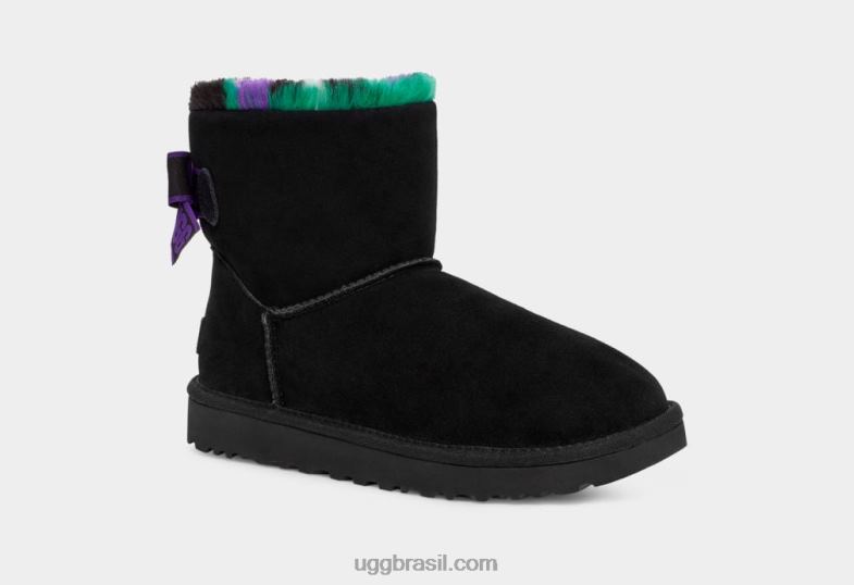 preto 4VTTD860 UGG mulheres mini bailey bow xadrez punk