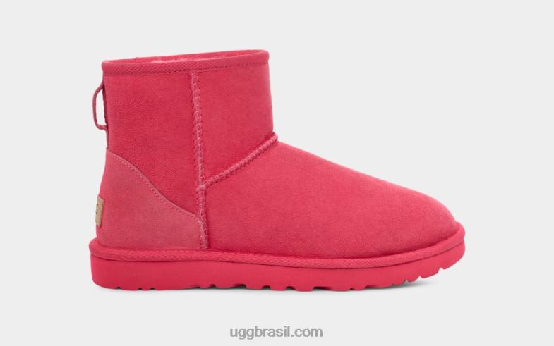 rosa rosado 4VTTD2149 UGG mulheres bota clássica mini ii