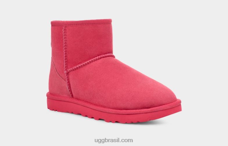rosa rosado 4VTTD2149 UGG mulheres bota clássica mini ii