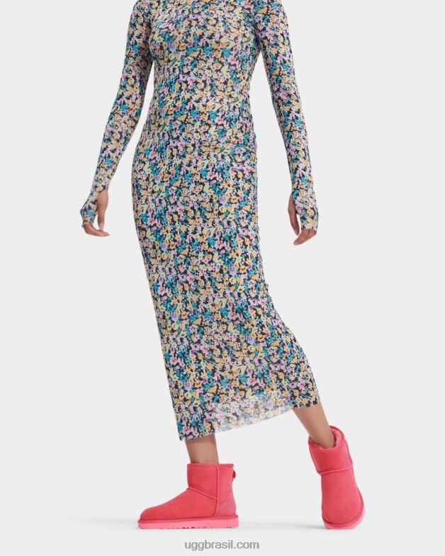 rosa rosado 4VTTD2149 UGG mulheres bota clássica mini ii