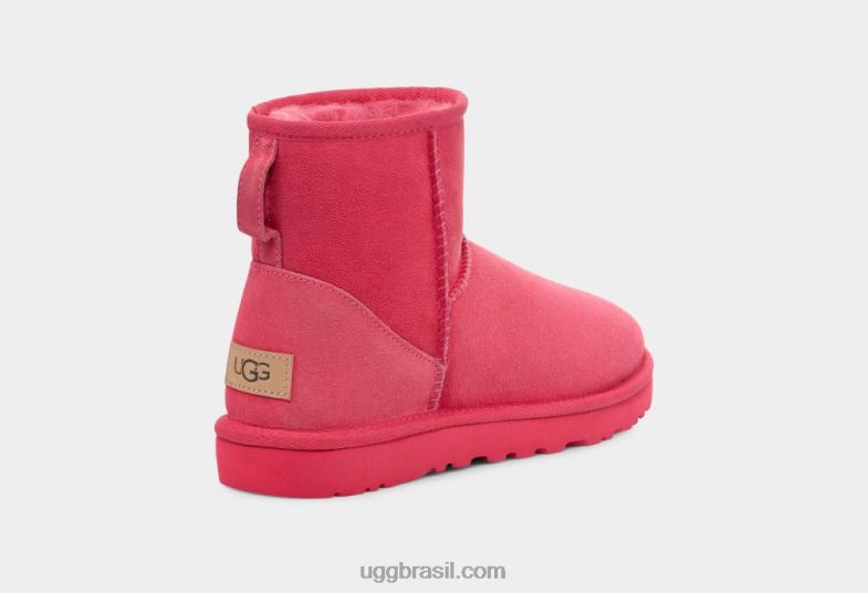 rosa rosado 4VTTD2149 UGG mulheres bota clássica mini ii