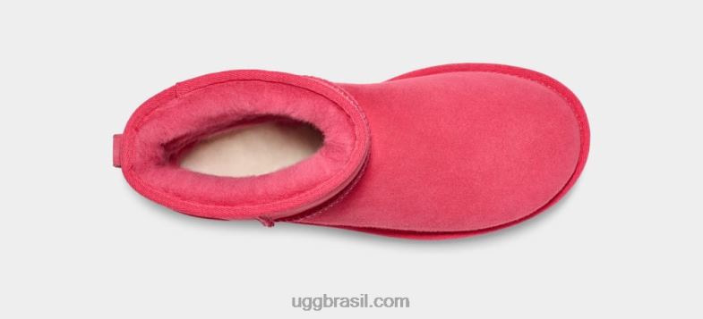 rosa rosado 4VTTD2149 UGG mulheres bota clássica mini ii