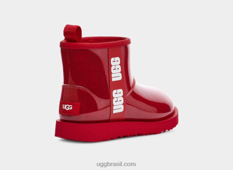 samba vermelho 4VTTD774 UGG mulheres clássico transparente mini