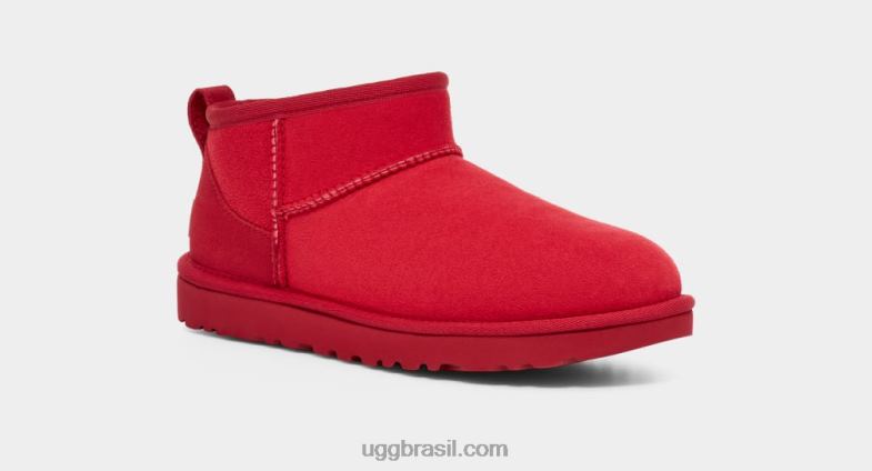 samba vermelho tnl 4VTTD635 UGG mulheres clássico ultra mini