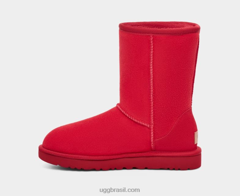 samba vermelho tnl 4VTTD718 UGG mulheres bota curta clássica ii