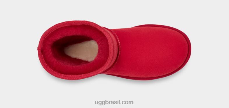 samba vermelho tnl 4VTTD718 UGG mulheres bota curta clássica ii