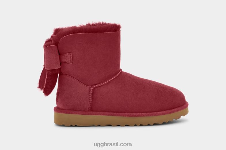 vinho tinto 4VTTD53 UGG mulheres arco de herança clássica