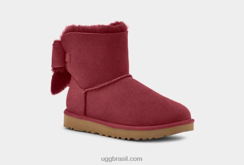 vinho tinto 4VTTD53 UGG mulheres arco de herança clássica