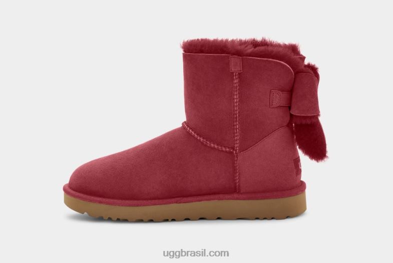 vinho tinto 4VTTD53 UGG mulheres arco de herança clássica