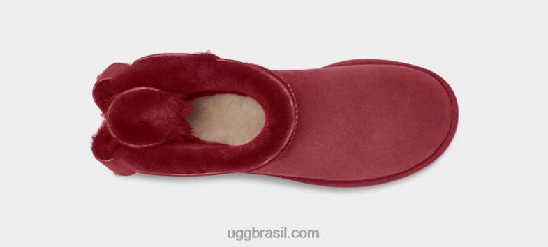 vinho tinto 4VTTD53 UGG mulheres arco de herança clássica
