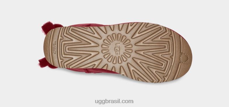 vinho tinto 4VTTD53 UGG mulheres arco de herança clássica