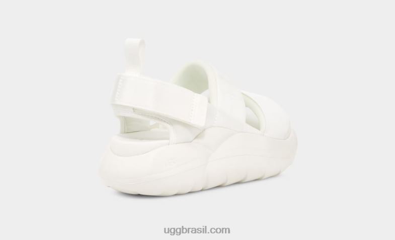 Branco brilhante 4VTTD557 UGG mulheres sandália esportiva la cloud