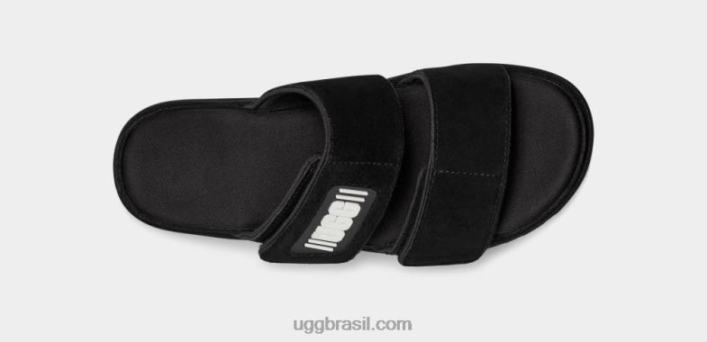 Camurça preta 4VTTD824 UGG mulheres slide maior