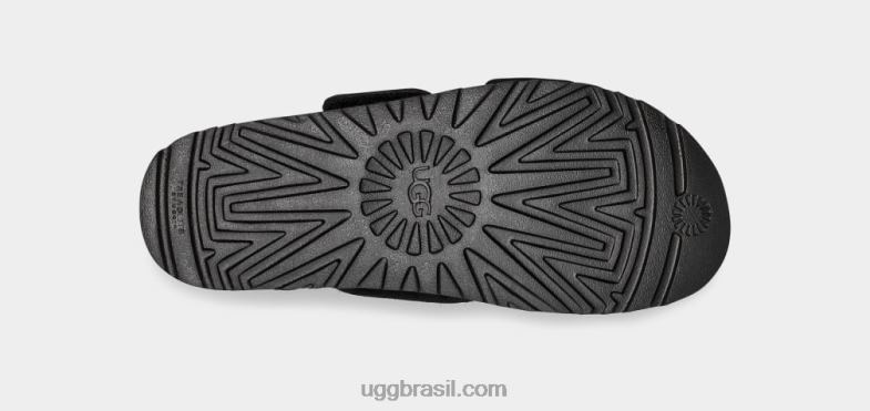 Camurça preta 4VTTD824 UGG mulheres slide maior