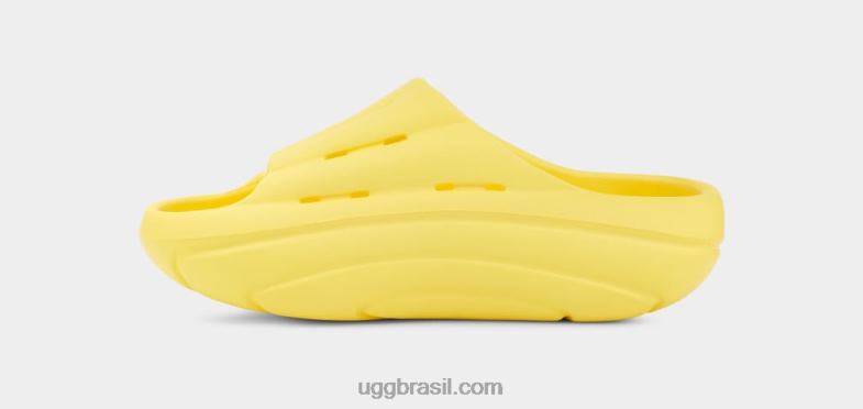 amarelo ensolarado 4VTTD380 UGG mulheres slide de espuma
