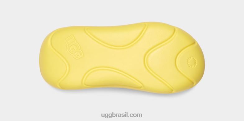 amarelo ensolarado 4VTTD380 UGG mulheres slide de espuma