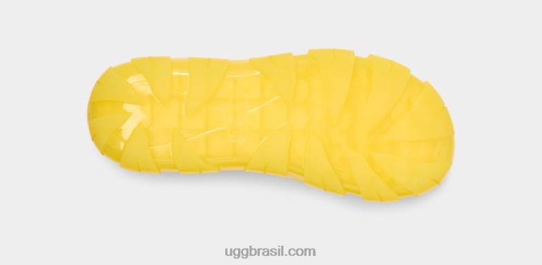 amarelo ensolarado 4VTTD401 UGG mulheres slide de gelatina transparente