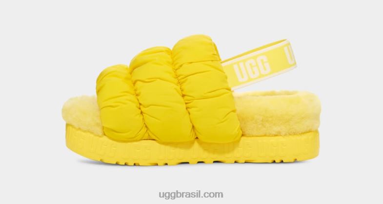 amarelo ensolarado 4VTTD536 UGG mulheres scrunchita