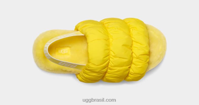amarelo ensolarado 4VTTD536 UGG mulheres scrunchita
