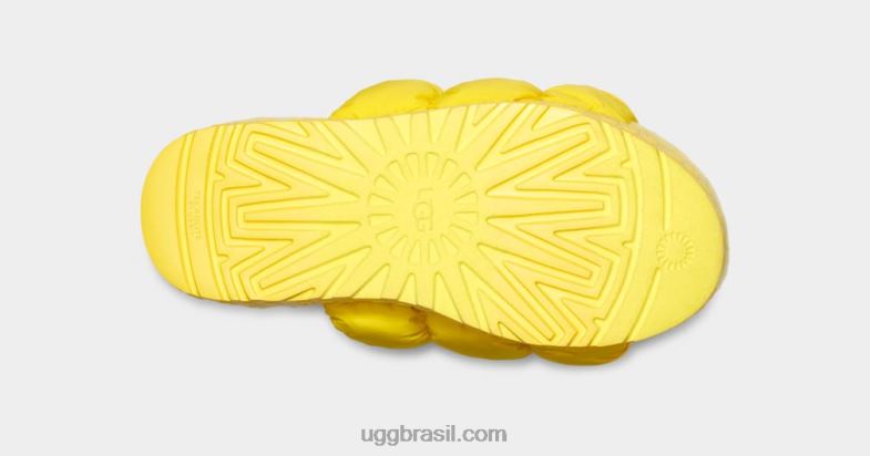 amarelo ensolarado 4VTTD536 UGG mulheres scrunchita