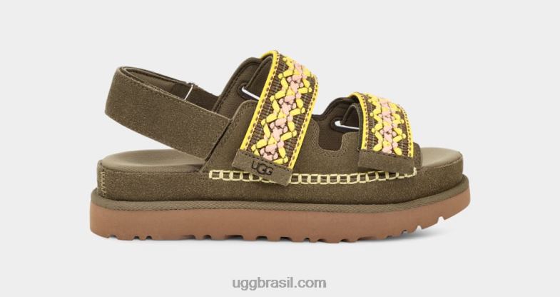 azeitona queimada 4VTTD515 UGG mulheres trança goldenstar