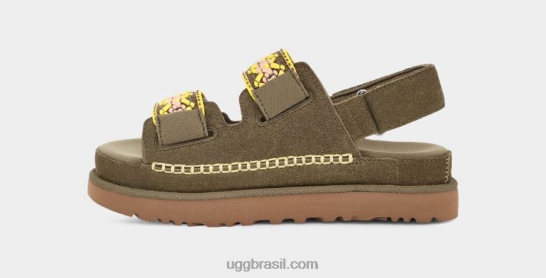 azeitona queimada 4VTTD515 UGG mulheres trança goldenstar