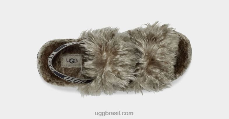 azeitona queimada 4VTTD739 UGG mulheres sandália fofa de açúcar