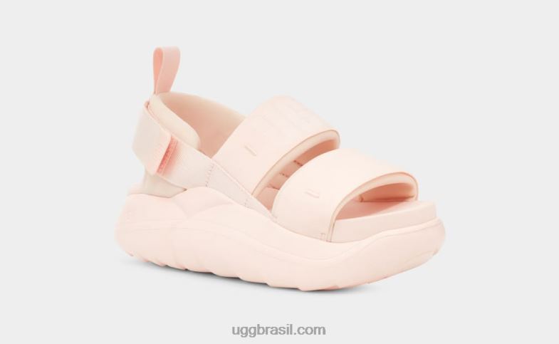 bege rosado 4VTTD555 UGG mulheres sandália esportiva la cloud