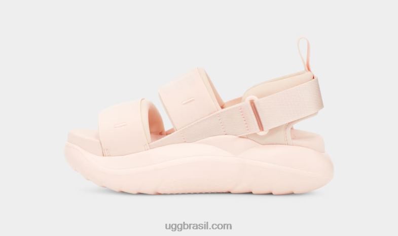 bege rosado 4VTTD555 UGG mulheres sandália esportiva la cloud