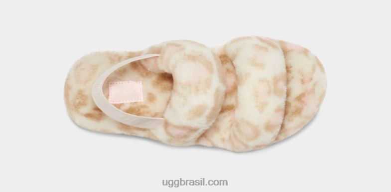 branco 4VTTD816 UGG mulheres oh sim estampa de pantera