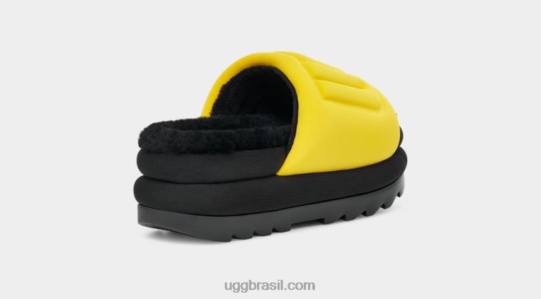 canário/preto 4VTTD757 UGG mulheres maxi slide gráfico