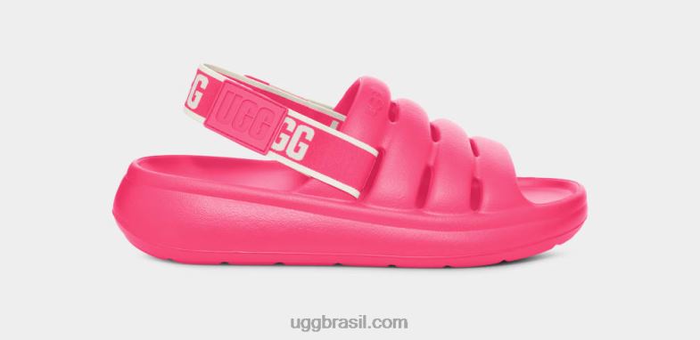caramelo rosa 4VTTD445 UGG mulheres esporte sim deslize