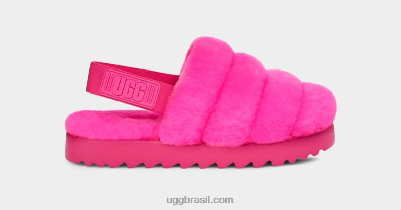 caramelo rosa 4VTTD803 UGG mulheres chinelo super fofinho