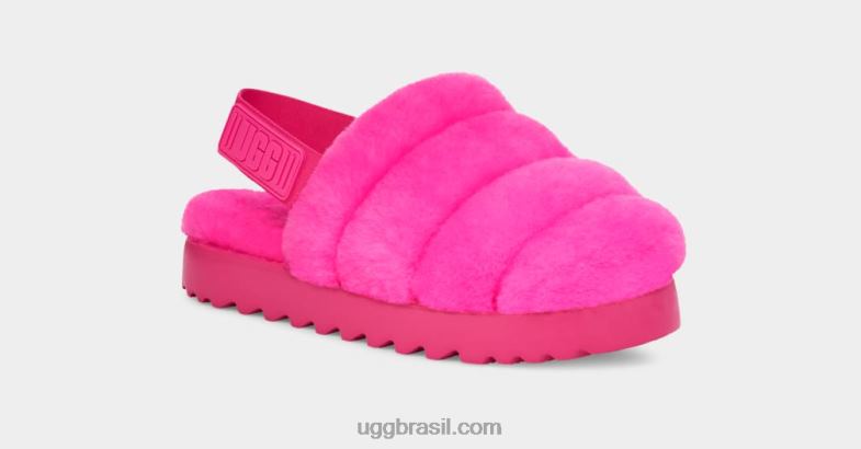 caramelo rosa 4VTTD803 UGG mulheres chinelo super fofinho