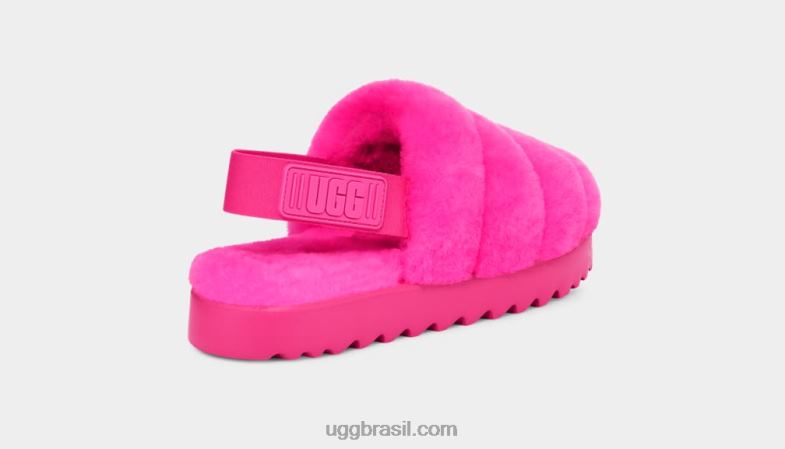 caramelo rosa 4VTTD803 UGG mulheres chinelo super fofinho