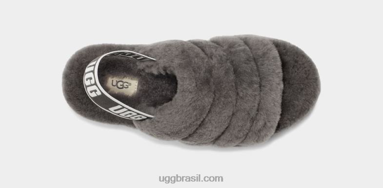 carvão 4VTTD712 UGG mulheres fofo sim deslize