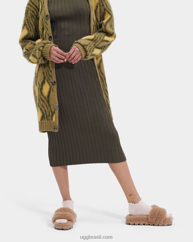 castanha 4VTTD433 UGG mulheres cozetta encaracolado