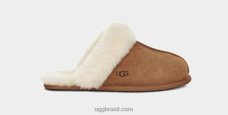castanha 4VTTD446 UGG mulheres scuffette ii