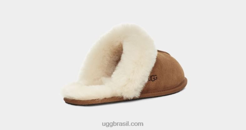 castanha 4VTTD446 UGG mulheres scuffette ii