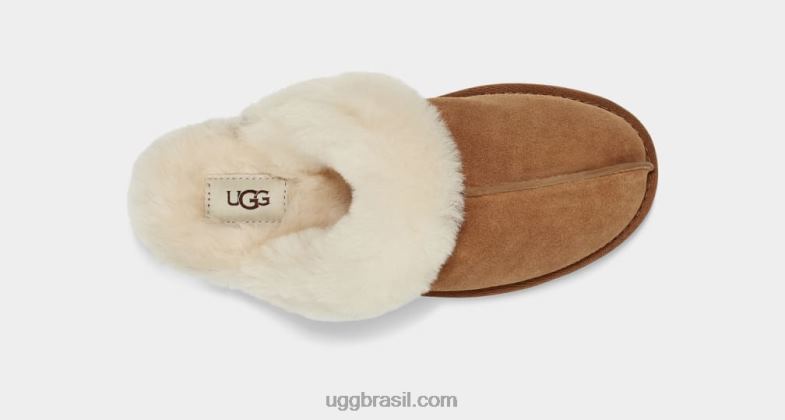 castanha 4VTTD446 UGG mulheres scuffette ii