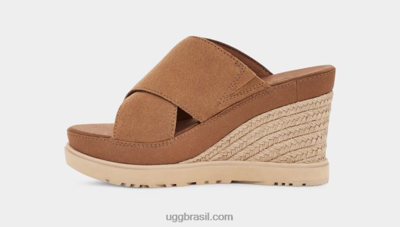 castanha 4VTTD454 UGG mulheres escorregador do abade
