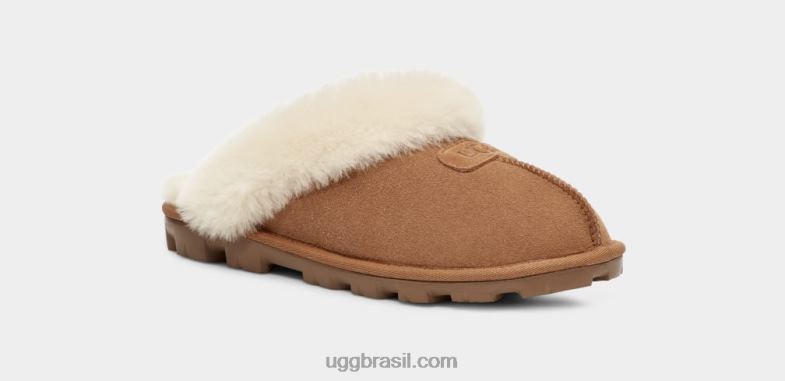 castanha 4VTTD486 UGG mulheres chinelo coquete