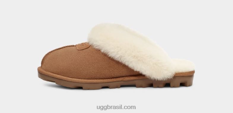 castanha 4VTTD486 UGG mulheres chinelo coquete