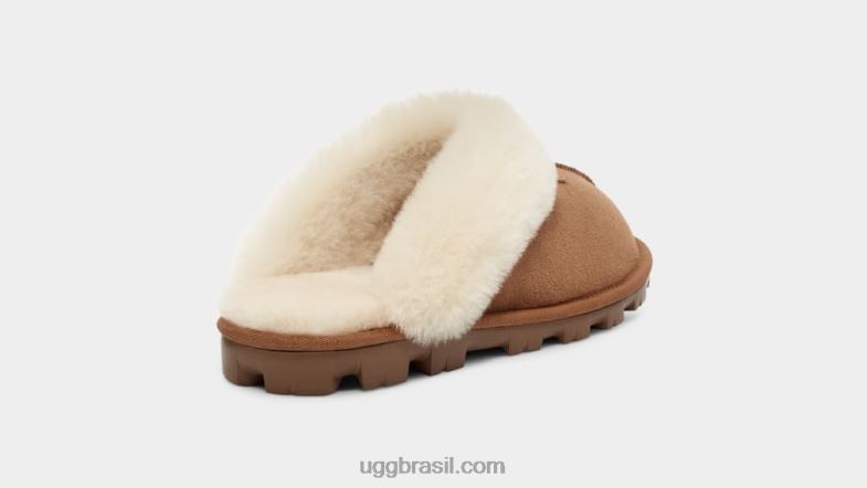 castanha 4VTTD486 UGG mulheres chinelo coquete