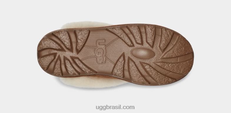 castanha 4VTTD486 UGG mulheres chinelo coquete