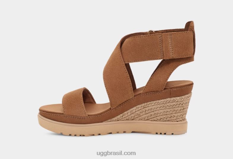 castanha 4VTTD492 UGG mulheres tornozelo ileana
