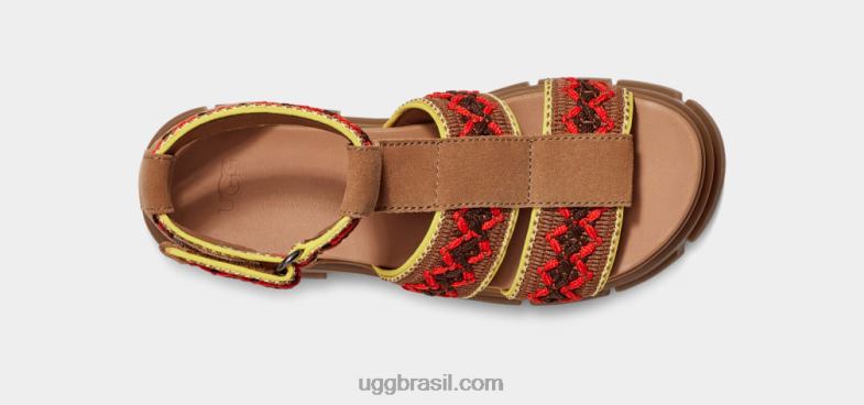 castanha 4VTTD503 UGG mulheres trança de herança de ashton