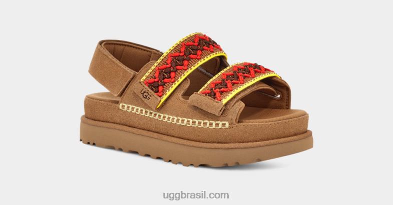 castanha 4VTTD513 UGG mulheres trança goldenstar