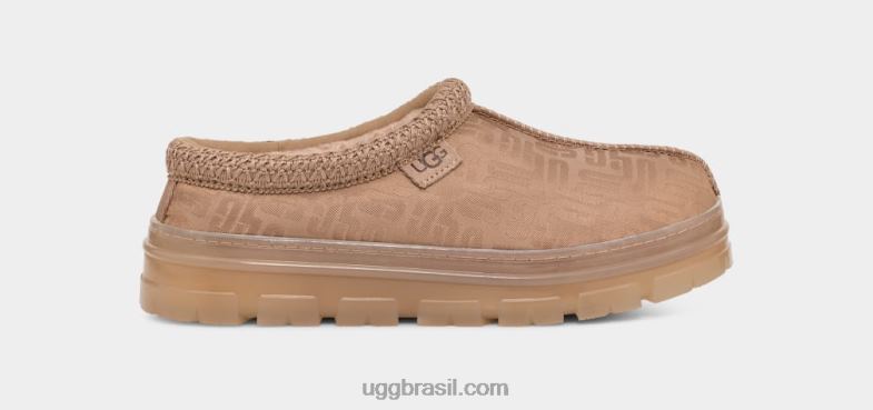 cinza bronzeado 4VTTD617 UGG mulheres monograma gráfico tasman